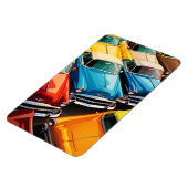 Vintage Cars Pattern マグネット (左側)