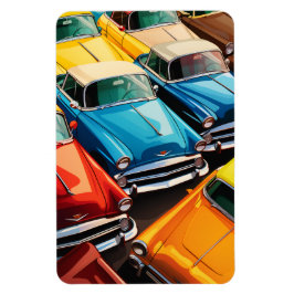 Vintage Cars Pattern マグネット