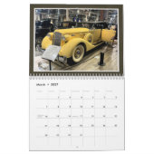 Vintage Cars Photo カレンダー (3月 2027)