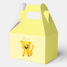 Vintage Cartoon Kids – Cheerful Yellow Puppy