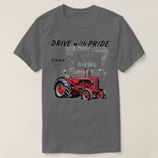Vintage Case Tractors Ad  Tシャツ (デザイン正面)