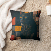 vintage cat 11 クッション (ブランケット)