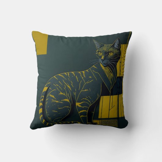 vintage cat 13 クッション (裏面)