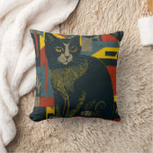 vintage cat 14 クッション (ブランケット)