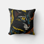 vintage cat 16 クッション (正面)