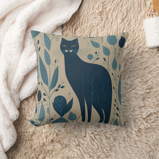 vintage cat 2 クッション (ブランケット)