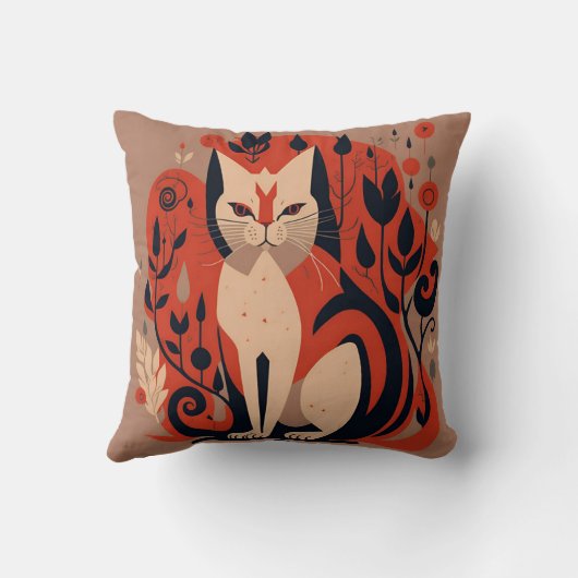 vintage cat 2 クッション (裏面)