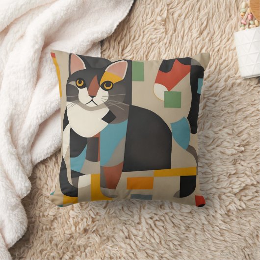 vintage cat 3 クッション (ブランケット)