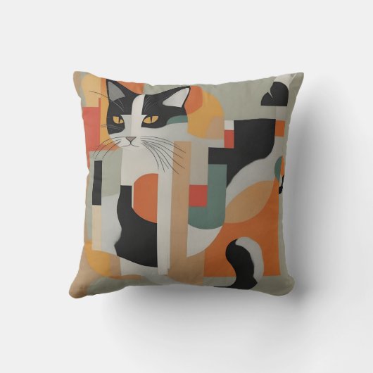 vintage cat 3 クッション (裏面)