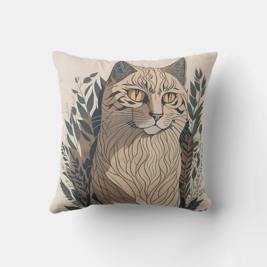 vintage cat 4 クッション (裏面)