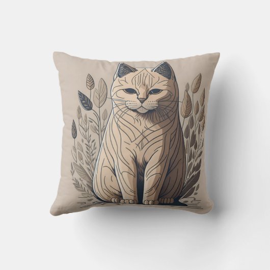 vintage cat 5 クッション (裏面)