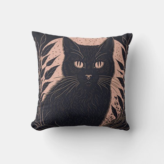 vintage cat 7 クッション (正面)