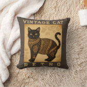 Vintage Cat, Antique Cat,and Motif  クッション (ブランケット)