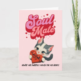 Vintage Cat Valentine’s Day Card シーズンカード