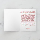 Vintage Cat With Heart Valentine's Day カード (内部)