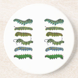 Vintage Caterpillar Illustration Mug  コースター