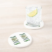 Vintage Caterpillar Illustration Mug  コースター (側面)