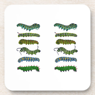 Vintage Caterpillar Illustration Mug  コースター