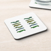 Vintage Caterpillar Illustration Mug  コースター (左側)