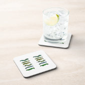 Vintage Caterpillar Illustration Mug  コースター (右側)