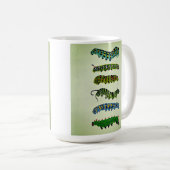 Vintage Caterpillar Illustration Mug  コーヒーマグカップ (正面右)