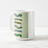 Vintage Caterpillar Illustration Mug  コーヒーマグカップ (正面左)