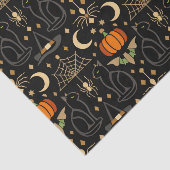 Vintage Cats Art Deco Halloween  薄葉紙 (詳細)