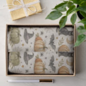 Vintage Cats Pumpkins Halloween 薄葉紙 (ギフト)