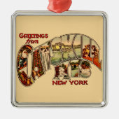 Vintage Catskill Mtns メタルオーナメント (正面)