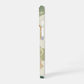 Vintage Cauliflower Pattern iPhone 16ケース (左側面)