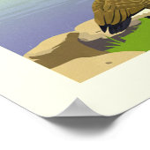 Vintage Cedar Rapids Iowa ポスター (角)