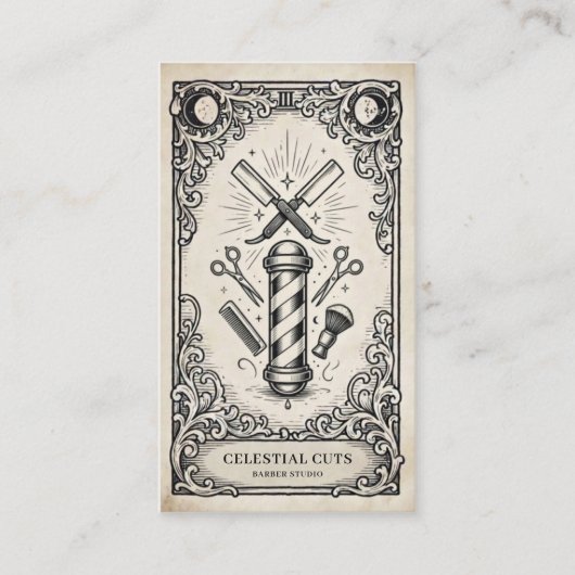 Vintage Celestial Barber | Vintage Celestial   名刺 (正面)