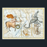 Vintage Celestial Constellations Map ポスター<br><div class="desc">Reproduction of a vintage celestial map by Johann Elert Bode.</div>