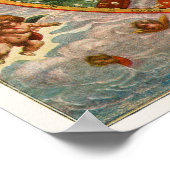 Vintage Celestial Map ポスター (角)