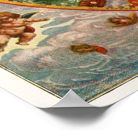 Vintage Celestial Map ポスター (角)