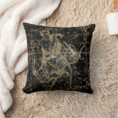 Vintage Celestial Star Map Background クッション (ブランケット)