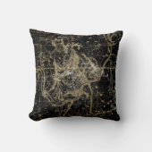 Vintage Celestial Star Map Background クッション (正面)