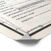 Vintage Central America Linguistic Map (1909) ポスター (角)