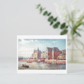 Vintage Central Railway Station, Amsterdam ポストカード (スタンド正面)