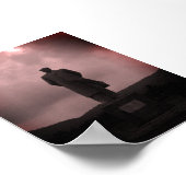 Vintage Changsha Mao Tse Tung statue ポスター (角)