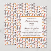 Vintage Charm Homewarming Invitation 招待状 (正面/裏面)