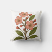 Vintage Cherry Blossom クッション (正面)