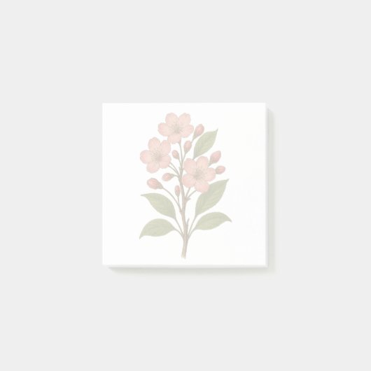Vintage Cherry Blossom ポストイット (正面)