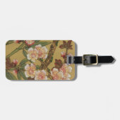 Vintage Cherry Blossoms Asian Japanese Flowers ラゲッジタグ (正面横)
