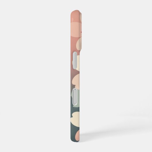 Vintage Cherry Blossoms iPhone 16ケース (右側面)