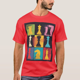 Vintage Chess Player Chess tactician master Chess  Tシャツ