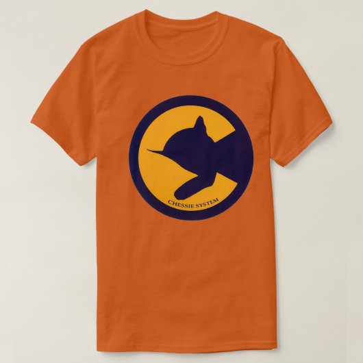 Vintage Chessie Railroad System Tシャツ (デザイン正面)