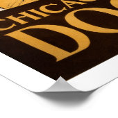 Vintage Chicago Dog Show vertical banner ポスター (角)