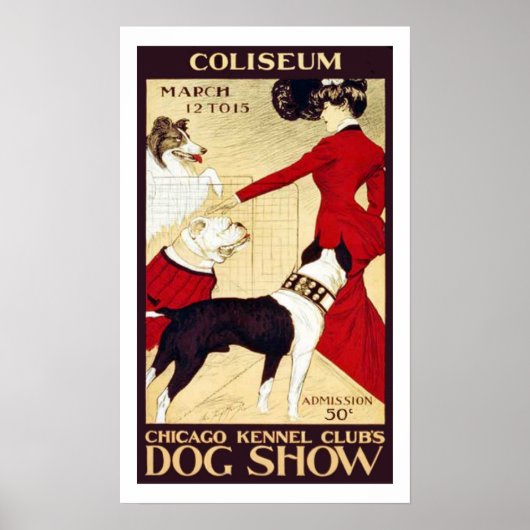 Vintage Chicago Kennel Club Show ポスター (正面)