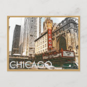 Vintage Chicago USA America Illinois Travel  シーズンポストカード (正面)
